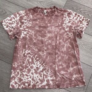 Lululemon All Yours Shirt Womens 4 Tye Dye Workout Casual Athletic